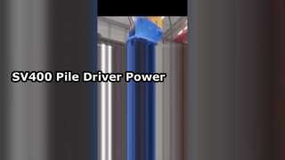 yandan kavramalı kazık sürücüsü sv400