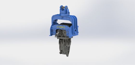 Full 360 Degree Continuous Rotation & High Frequency Vibration Output Hydraulic Pile Driver for 12-17T Excavator
