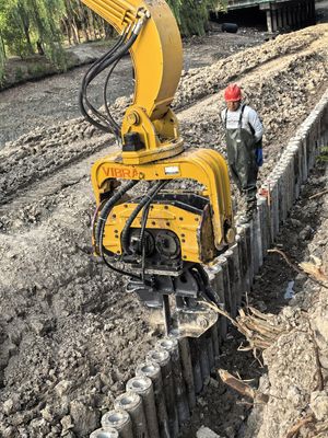 12 Meter 360° rotation Vibro Hammer For 30-33 ton excavator