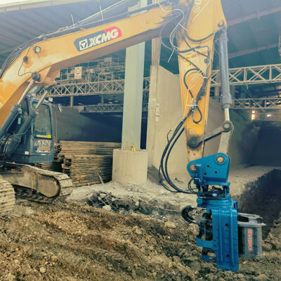 The Narrow-Space Solution: A Side-Grip Pile Driver with Compact Design for Tight Sites