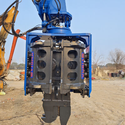 High-Speed Side Grip Pile Driver: 10 M/min Pile Lifting & Large 150L Fuel Tank