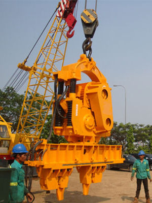 Hydraulic-Pneumatic-Electric Pile Driver - Shockproof & 2000mm Max Pile Diameter
