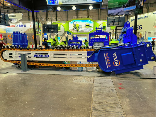 Baraj ve Çit inşaatında yüksek verimli toprak stabilizasyonu için CMD Zincir Kesicisi