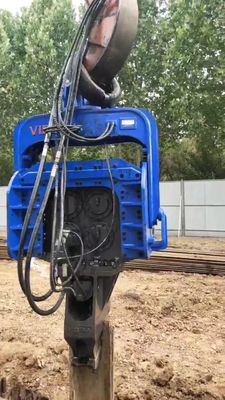 FV-500 Dört Eksantrik Kazık Çakma Makinesi | 759 kN Kuvvet | 48-52 Ton Ekskavatör