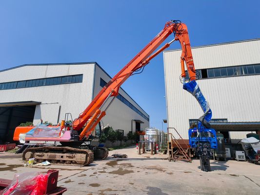 Yüksek Frekanslı Titreşimli Kazık Sürücüsü – Çift Pompalı Akış Birleştirme Sistemi ve Güneş Enerjisi Çiftlikleri için Kompakt Tasarım