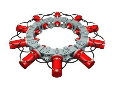 4-18 Module Hydraulic Pile Breaker for 20-30T Excavator with 400-2500mm Pile Breaking Diameter Range and for Pile Breaking