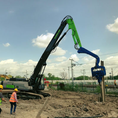 Heavy-Duty Pile Driver for Hard Soil | 12M Depth | 372KN Force | High-Performance Vibration