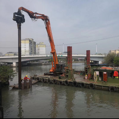 High-Efficiency & Precision Pile Driver - Photovoltaic Vibratory Hammer for Piling & Pulling