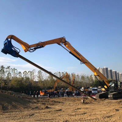 Hydraulic Sheet Pile Hammer Driver - Excavator-Mounted & High-Efficiency For Construction