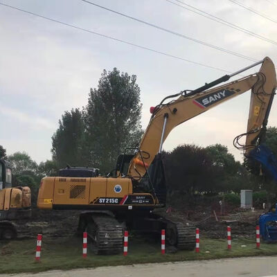 20-30 Ton Hydraulic Sheet Pile Driver - 10m Piling & 2800rpm High-Frequency Vibration