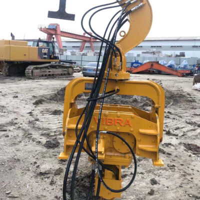 Versatile Pile Driver with 435Kn Vibratory Force for Any Piling Application