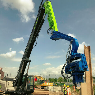 Heavy-Duty Pile Driver | PCF Series 3500 RPM Vibro Hammer for Sheet Pile Construction