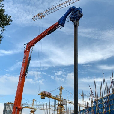 High-Accuracy Low-Noise Pile Driver - Sheet Pile Dedicated & Quick Converting Feature