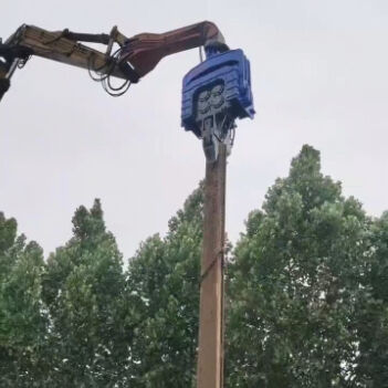 Dört Eksantrik Yüksek İtme Kuvvetine Sahip Kazık Çakma Makinesi – 48-52 Tonluk Kazık Projeleri için İdeal