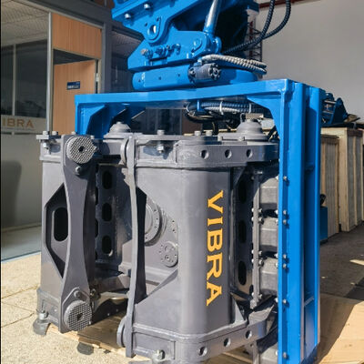 Side Grip Pile Driver SV-400 | 656KN Hydraulic Hammer for Tight Spaces