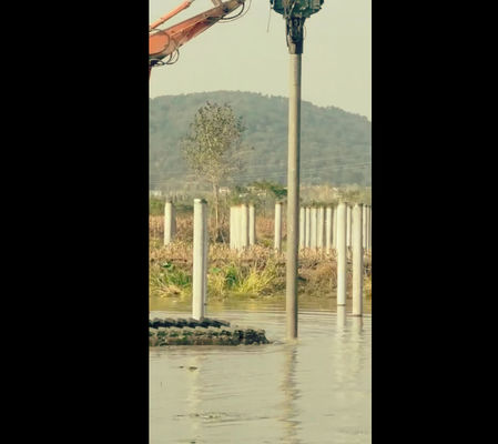 Pile Driver - Sustainable Solution for Mini Sheet Piles